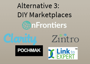 Expert Network operating models: DIY Marketplaces