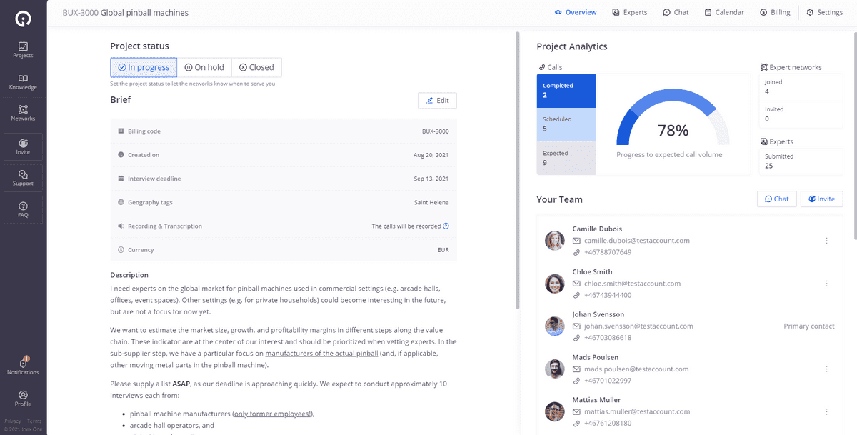 Run your entire project on Inex One, saving time and cost.
