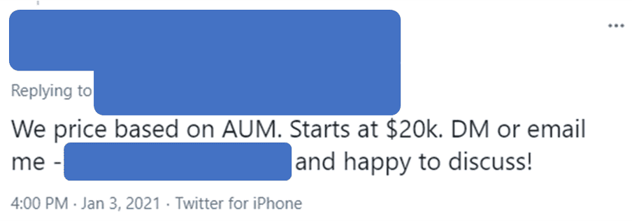 tegus pricing model 2